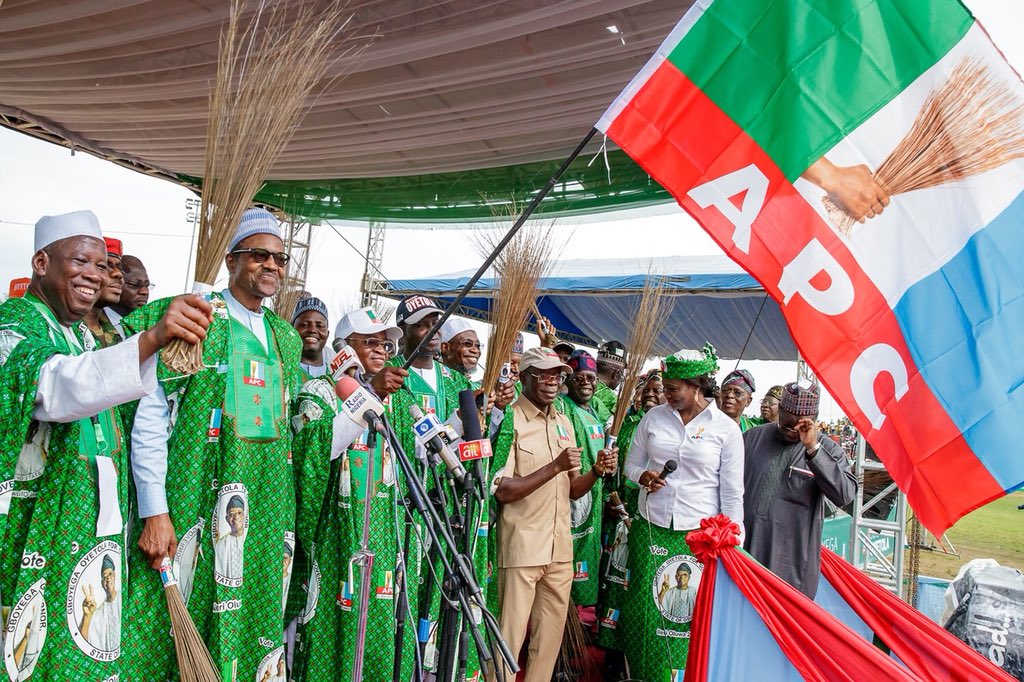 Buhari, Oshiomhole, Tinubu, others solicit votes for Oyetola