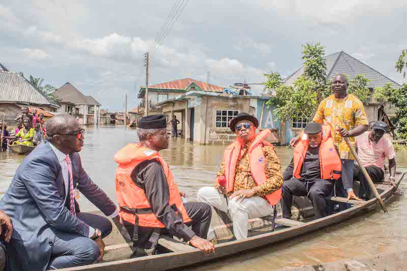 OSINBAJO VISIT ANAMBRA AFTER FLOODING