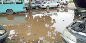 KADUNA – flooded mechanic workshop