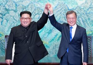 North-Korea-Leader-Kim-Jong-Un-and-South-Korea-President-Mr-Moon-Jae-In-1024×719