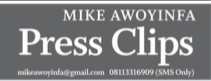 PRESSCLIPS AWOYINFA