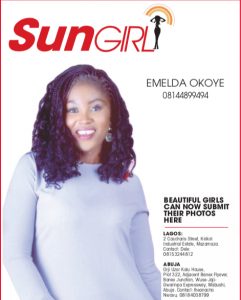SUN GIRL EMELDA OKOYE 08144899494