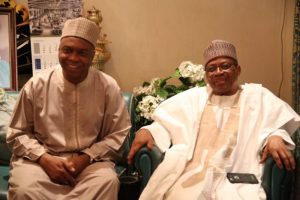 Saraki-visits-Babangida-in-Minna-