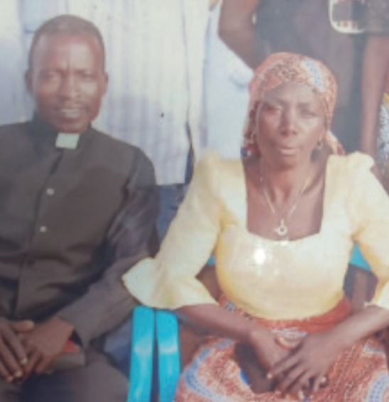 THE LATE PASTOR ADAMU AND WIFE