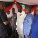 Umahi swearing in the newly constituted caretaker committee