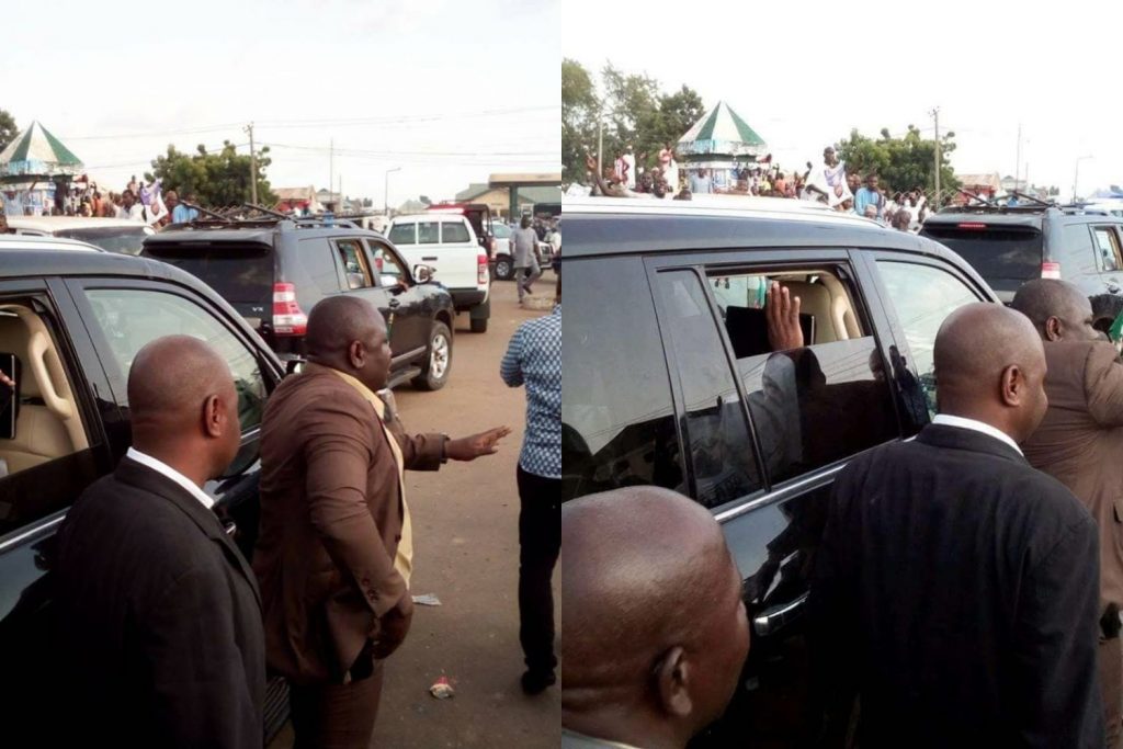 Governor Yari’s convoy