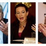 (L-R): Guterres, UNGA President María Fernanda Espinosa, Buhari