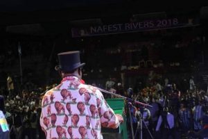 Oct. 23: Governor Nyesom Wike of Rivers at NAFEST 2018 in Port Harcourt