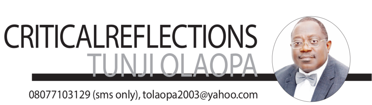 Critical Reflections – Tunji Olaopa