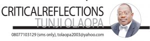 Critical Reflections with Tunji Olaopa
