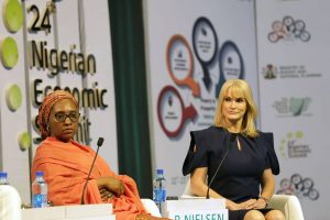 Zainab Ahmed, Nigeria’s Finance Minister at the24th Nigerian Economic Summit, Abuja, Oct 23, 2018