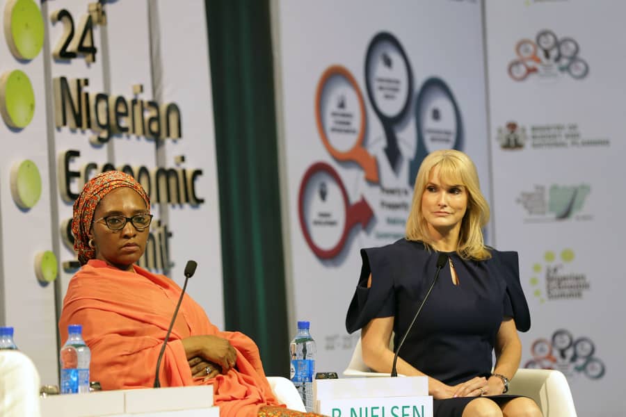 Zainab Ahmed, Nigeria’s Finance Minister at the24th Nigerian Economic Summit, Abuja, Oct 23, 2018