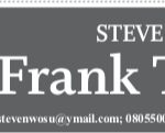 Frank Talk – Steve Nwosu