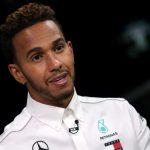 Mercedes’ Lewis Hamilton speaks ahead of the United States Grand Prix in New York City