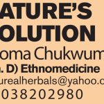 NATURE’S SOLUTION – IFEOMA CHUKWUMA