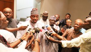 NEC briefing by Bauchi Governor