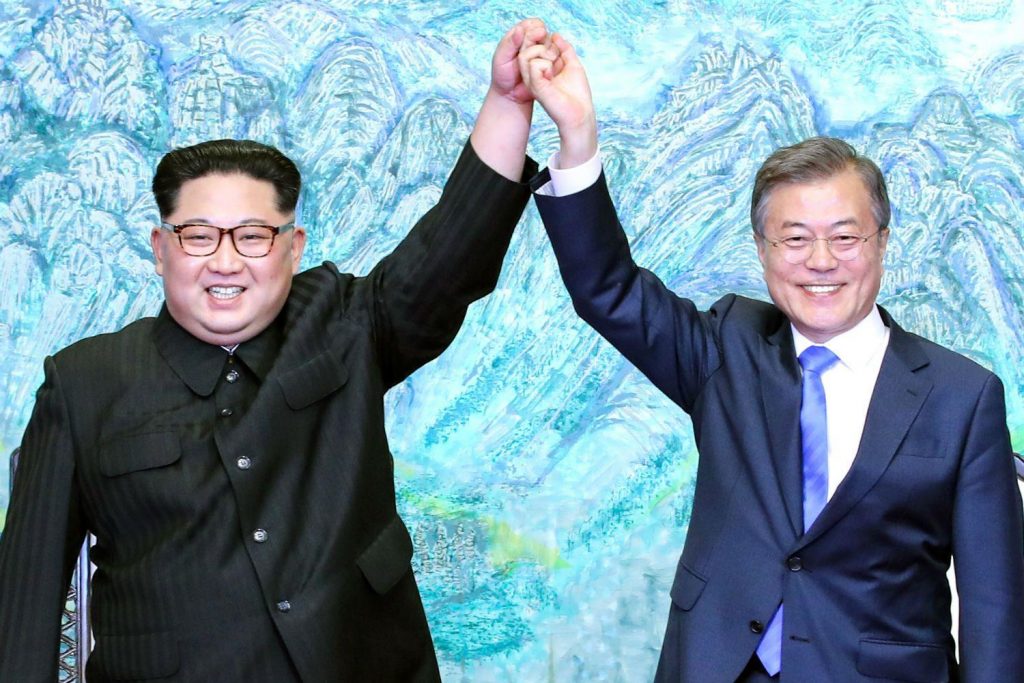 North Korea and South Korea