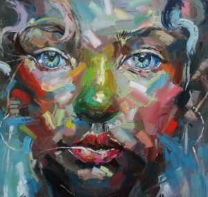 One of the works on parade at Faces and Places