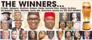 Sun Awards Winners