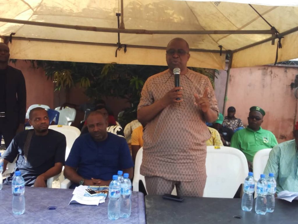 National Chairman of ID Party, Dr Edozie Madu addresing the delegates