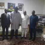 Bayelsa Governor Seriake Dickson with The Sun editorial team