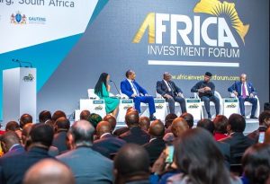 Vice President Yemi Osinbajo at Africa Investment Forum in South Africa