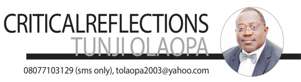 CRITICAL REFLECTIONS TUNJI OLAOPA