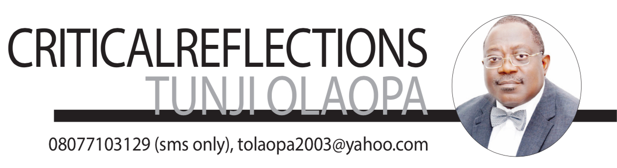 CRITICAL REFLECTIONS TUNJI OLAOPA