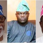 L-R: Akeredolu, George, Oloyelogun