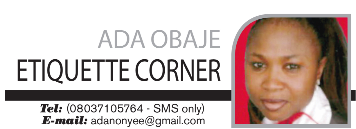 ADE OBAJE ETIQUETTE CORNER