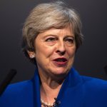 U.K. PM Theresa May Delivers Speech At Zero Emission Vehicle Summit