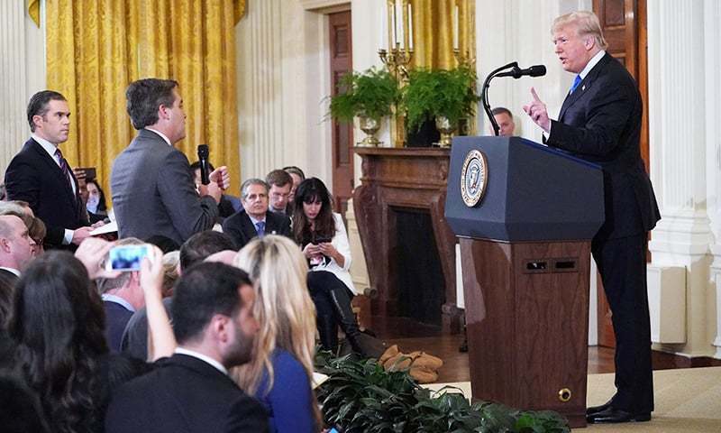 CNN sues Trump over barring of reporter