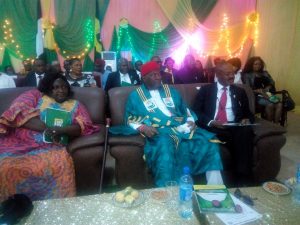 Chief Nnia Nwodo, Dr Eric Okoye and Prof Obiekezie during the convocation lecture