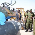 Commander-99-ACTG-Kainji-briefing-the-CAS-Air-Mshl-SB-Abubakar-and-other-senior-officers-on-the-reconfigured-Alpha-Jet_Fotor