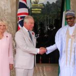 L-R: Duchess Camilla, Prince Charles, President Buhari