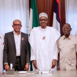 President Buhari receives delegation of leaders from the South East: Engr. Emeka Okwuosa, Chief Chekwas Okorie, Hon. Azuka Okwuosa, Sadeeq Massala, Dr Stanley Uzochukwu and others #AsoVillaToday Fri Nov 16, 2018