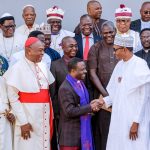 Buhari receives CAN delegation at the presidential villa, Friday, Nov 16, 2018