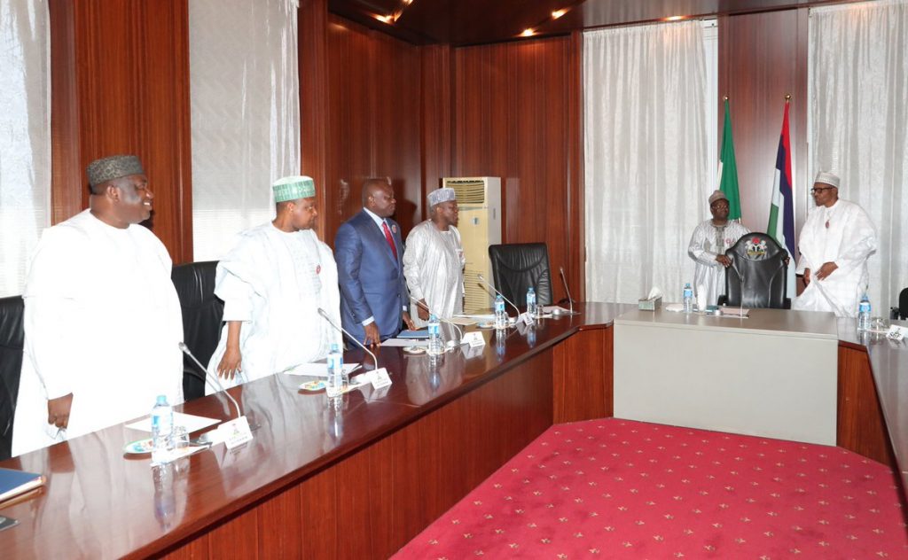 Buhari with Governors