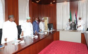 Buhari with Governors