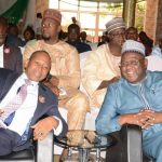 AGF Ahmed Idris (L) and Kaduna State Finance Commissioner Suleiman Abdu Kwari at NACOFED Conference in Kaduna