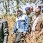 Lalong inspecting destroyed communities