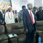 Prof Nwakoby, Prof Soludo and Deputy gov, Dr Okeke during the lecture