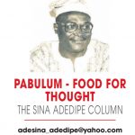 THE SINA ADEEDIPE COLUMN