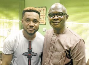 Tim Godfrey with Mike Awoyinfa
