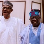 Buhari (L), Tinubu (R)
