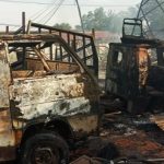 burnt truck