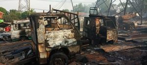 burnt truck