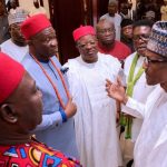 Buhari meets Ekweremadu, Southeast governors at Aso Rock