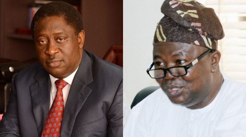 Babalakin (L), Ogunyemi (R)