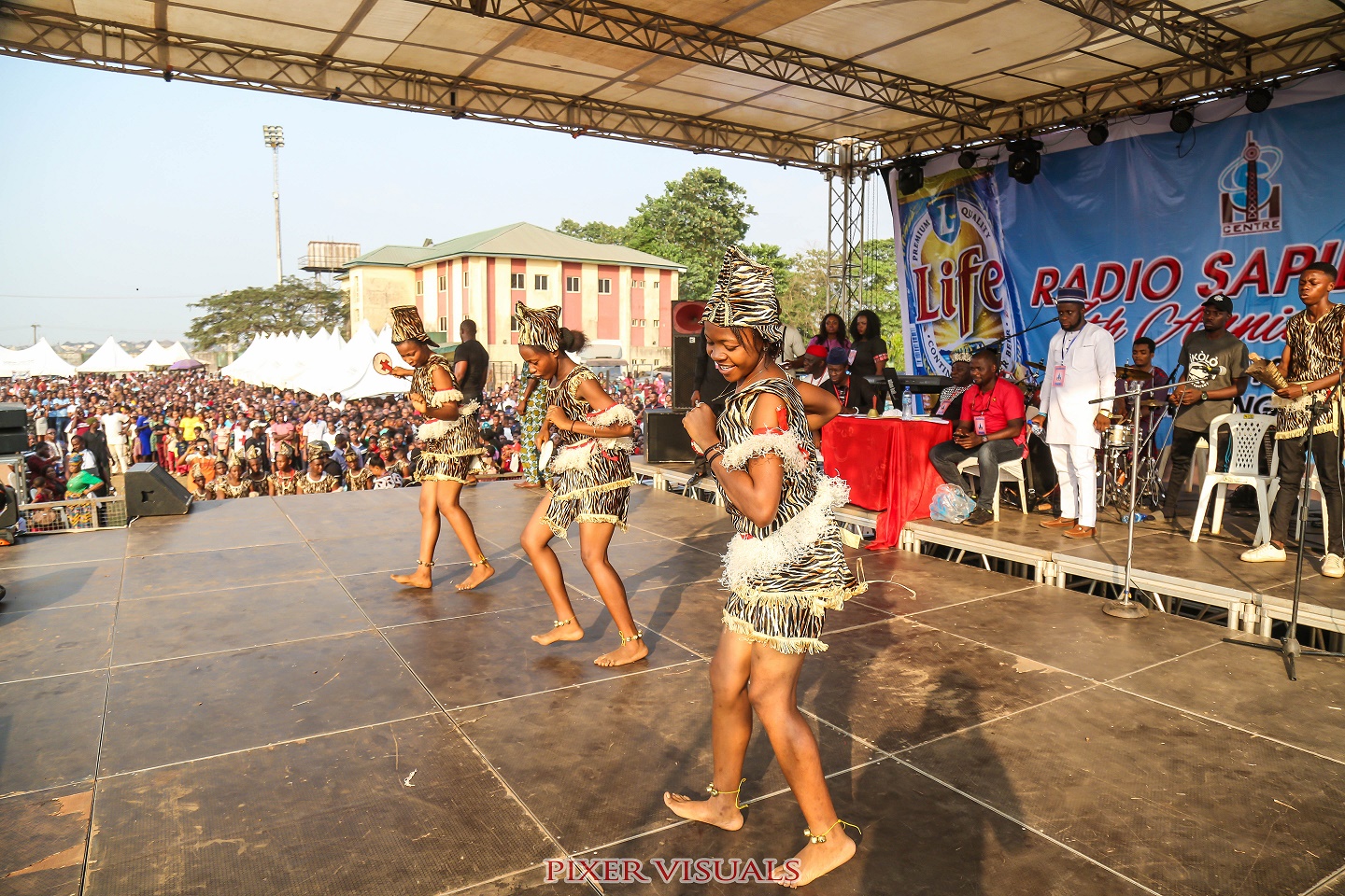 Cultural dancers thrilling the crowd during the show